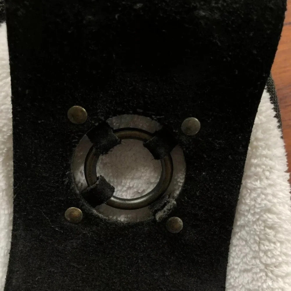 🔥 DOLCE & GABBANA BLACK SUEDE‎ & LEATHER BELT D&G